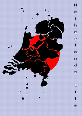 Netherlands map fan art