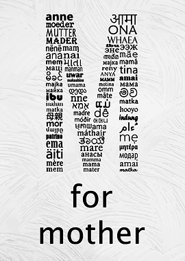 M for mother