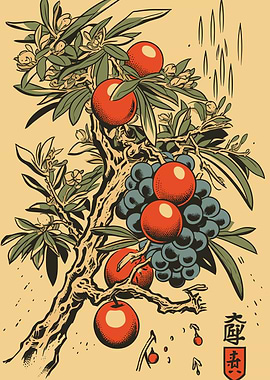 Fruit Japanese Vintage