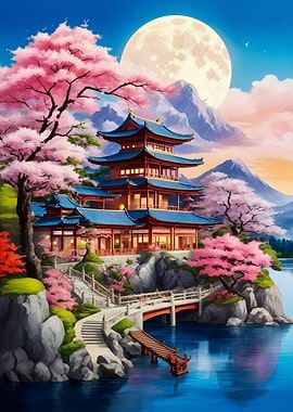 Beautiful Village In japan