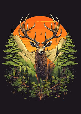 deer realistic art style