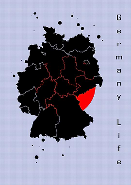 Germany map fan art