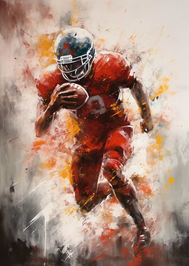American Football Painting