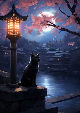 The Moon Night Cat Japan