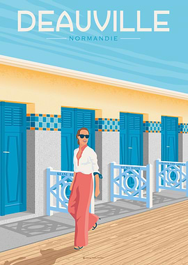Deauville France Print