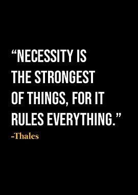 Thales Quote