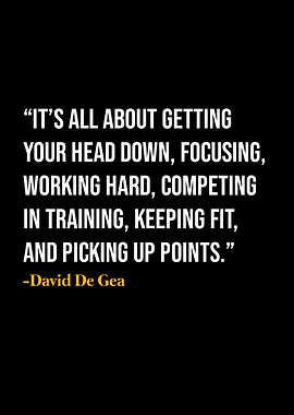 David De Gea Quote
