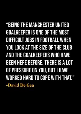 David De Gea Quote