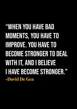 David De Gea Quote