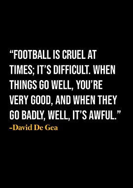 David De Gea Quote