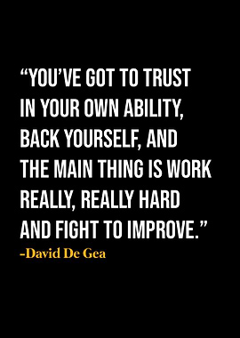 David De Gea Quote