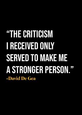 David De Gea Quote