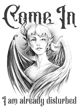 Funny Gothic Demon Print