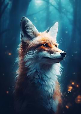 Fox In Forest