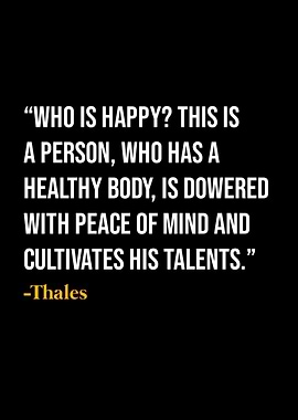 Thales Quote