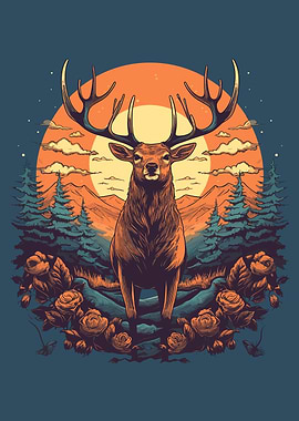 deer realistic art style