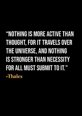 Thales Quote