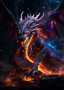 Dragon Fire Night Galaxy