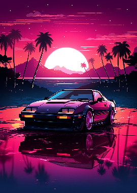Pixel Art Dream Car