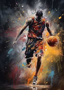 Powerful Basketball Player