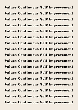 Values Continuous SelfImp