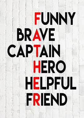 Father Fathers Day Hero