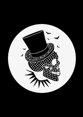 Happy Halloween Skull vect