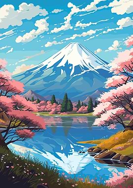 Mount Fuji from Yamanaka