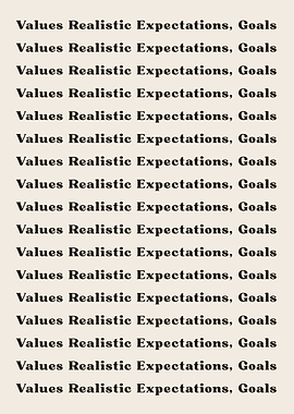 Values Realistic Expectati