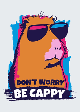 BE CAPPY CAPYBARA ART