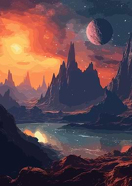 Mountains And Planets