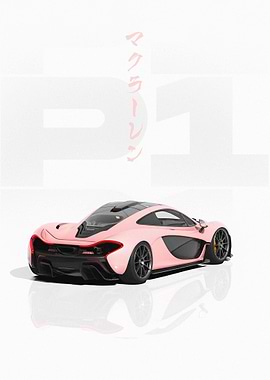 Pink JDM McLaren P1
