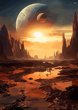 Mountains And Planets