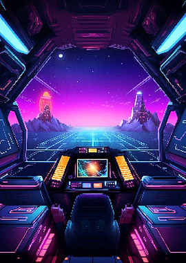 Spaceship Control Pixel
