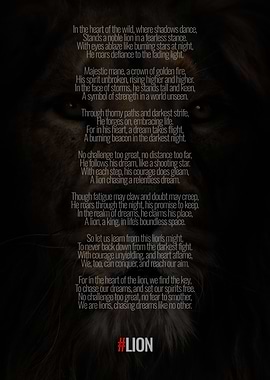 Lion Poem