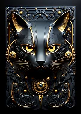 King Golden Mechanic Cat