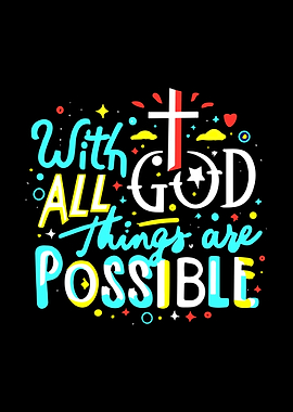 With God Christian Quote