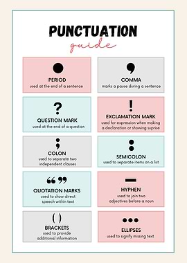 punctuation guide art