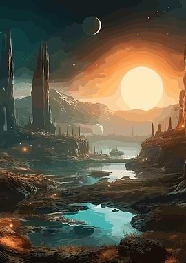 Mountains And Planets