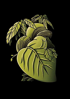 Plant Heart Black