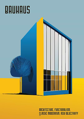 Bauhaus Modern Poster