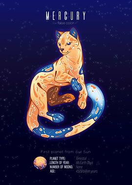 Mercury False Color