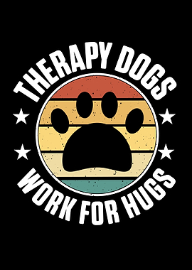 Therapy Dogs Work For Hugs