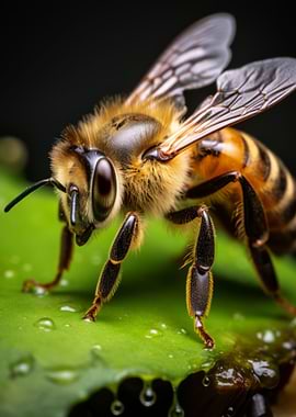 Wet Honeybee