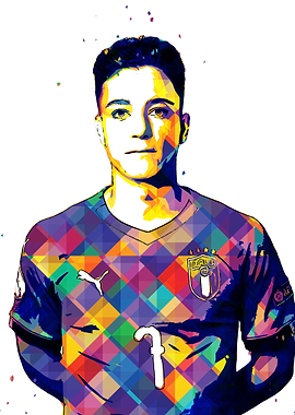 Giacomo Raspadori Poster