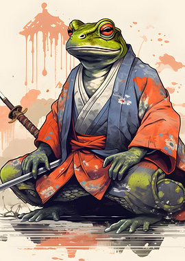 Frog Samurai Toad Samurai