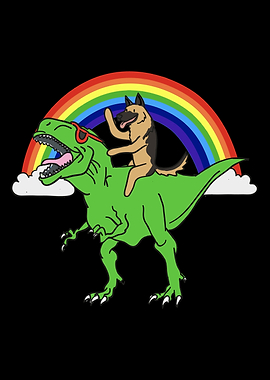 German Shepherd T Rex