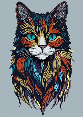 color cat