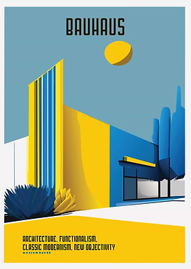 Bauhaus Modern Poster