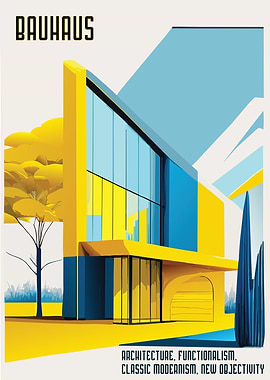 Bauhaus Modern Poster